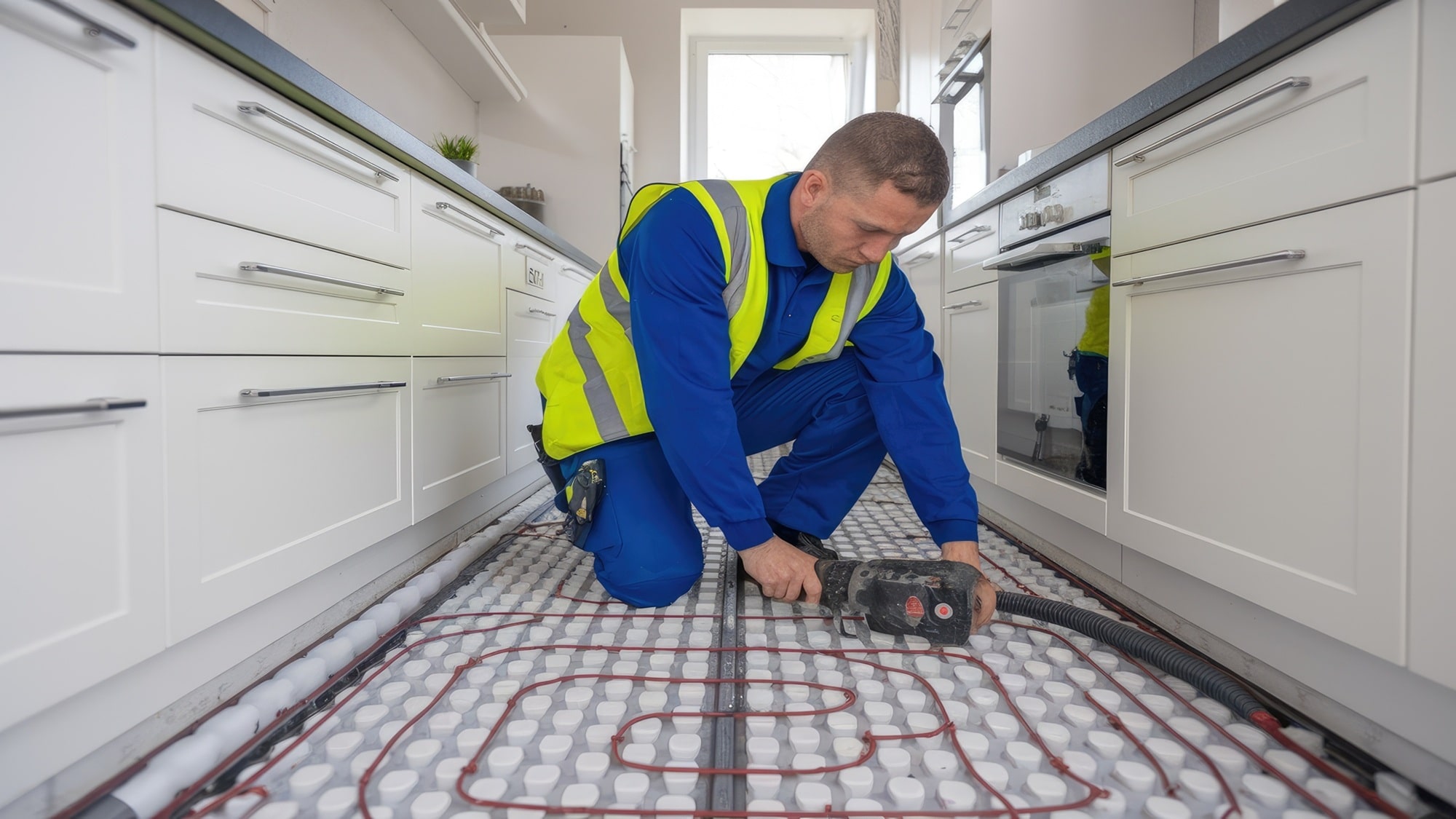 Yerden Isıtma Borulama Sistemi